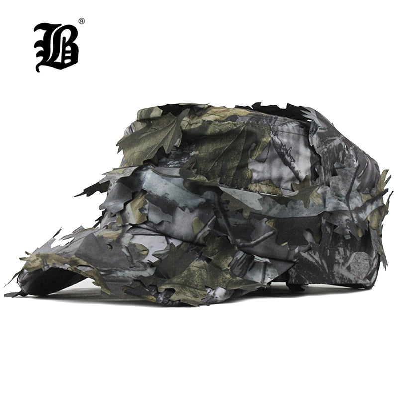 Camouflage Leaf Military Hats